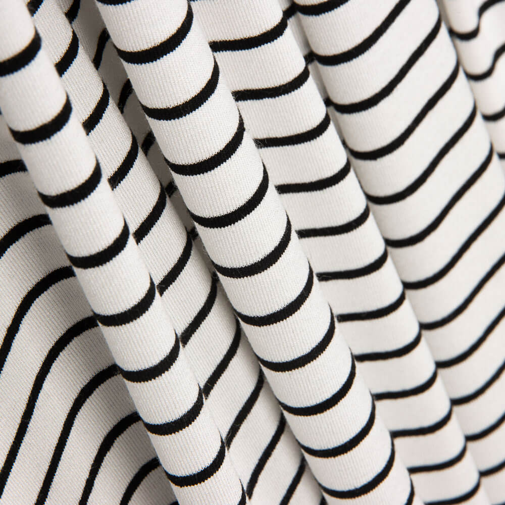 Malha Viscose Marinheiro Preta - Ribes y Casals