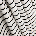 Malha Viscose Marinheiro Preta - Ribes y Casals