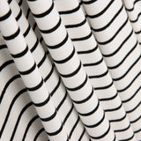 Malha Viscose Marinheiro Preta - Ribes y Casals