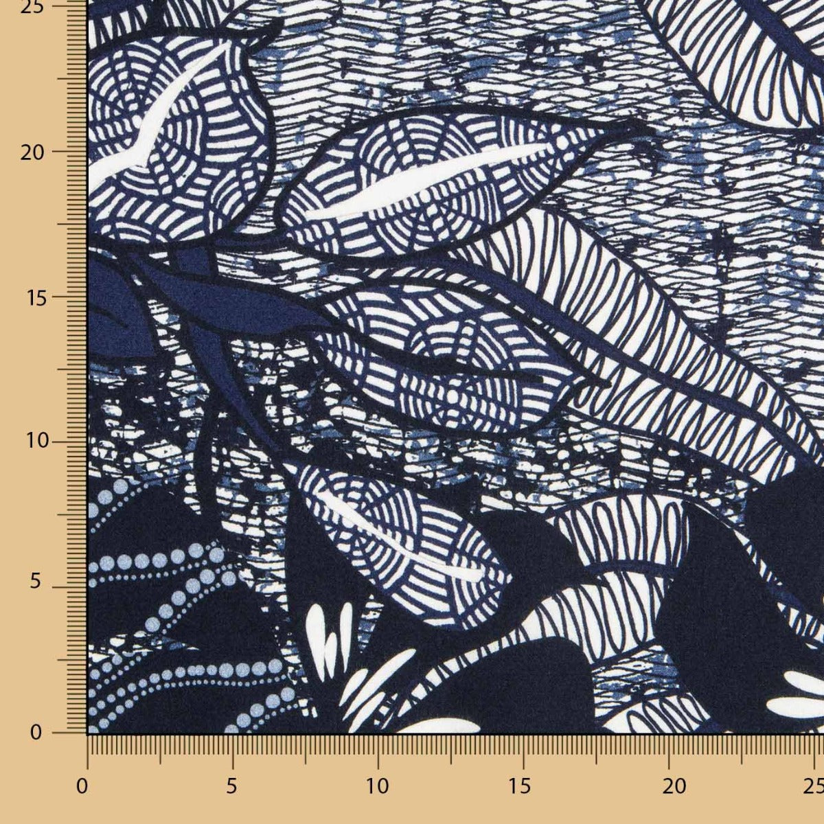 Viscose Marinho Tropical - Ribes y Casals