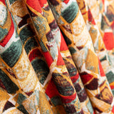 Viscose Mosaico Vermelho - Ribes y Casals