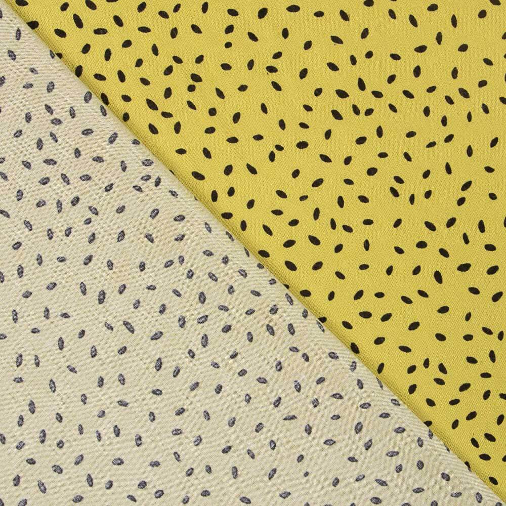 Viscose Salpicada Mostarda - Ribes y Casals