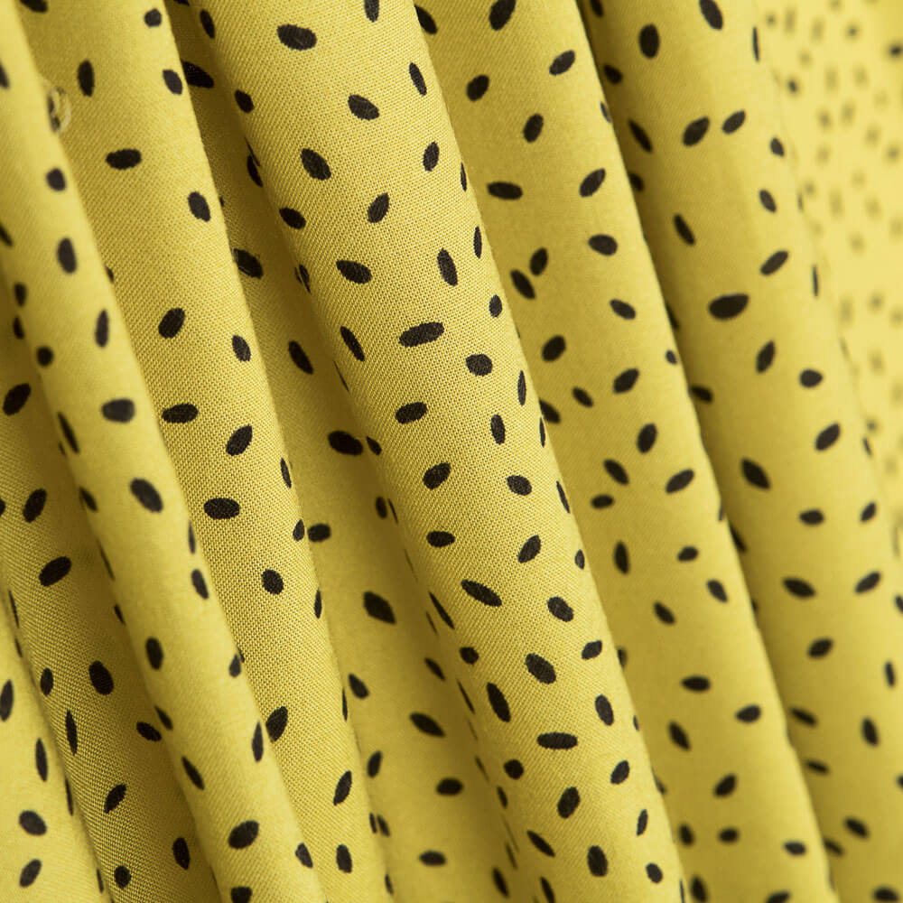Viscose Salpicada Mostarda - Ribes y Casals