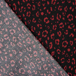 Viscose Salpicado Vermelho Preto - Ribes y Casals