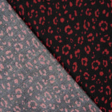Viscose Salpicado Vermelho Preto - Ribes y Casals