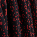 Viscose Salpicado Vermelho Preto - Ribes y Casals