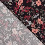 Viscose Estampada Floral Preto - Ribes y Casals