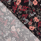 Viscose Estampada Floral Preto - Ribes y Casals
