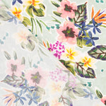 Burlington Fino Flores Verde Água - Ribes y Casals