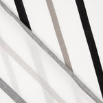 Retal Viscosa Rayas Negras 200x140 cm - Ribes y Casals