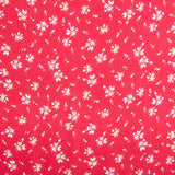 Viscose Bolinhas Floral Vermelho - Ribes y Casals