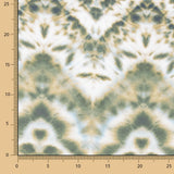 Viscose Estampada Tye-Dye Verde - Ribes y Casals