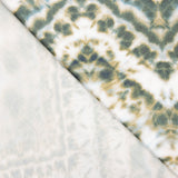 Viscose Estampada Tye-Dye Verde - Ribes y Casals
