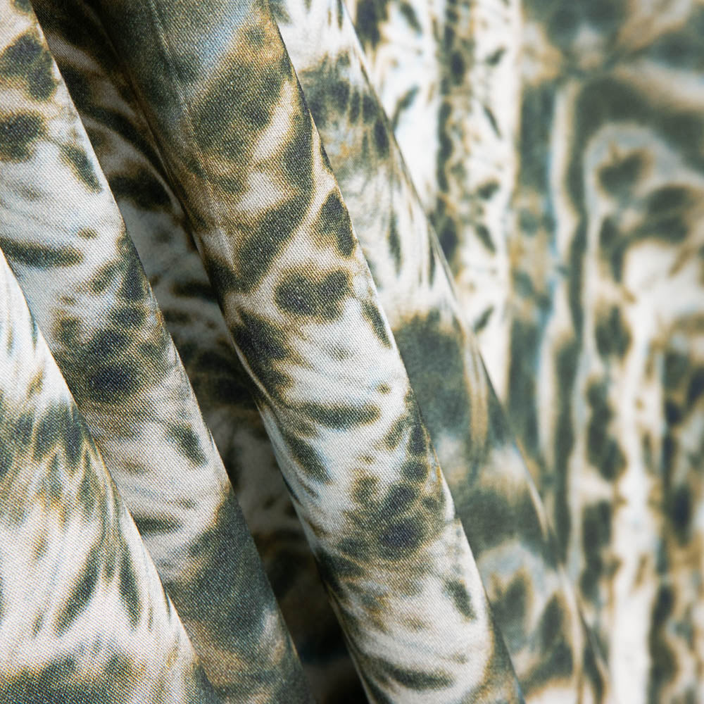 Viscose Estampada Tye-Dye Verde - Ribes y Casals