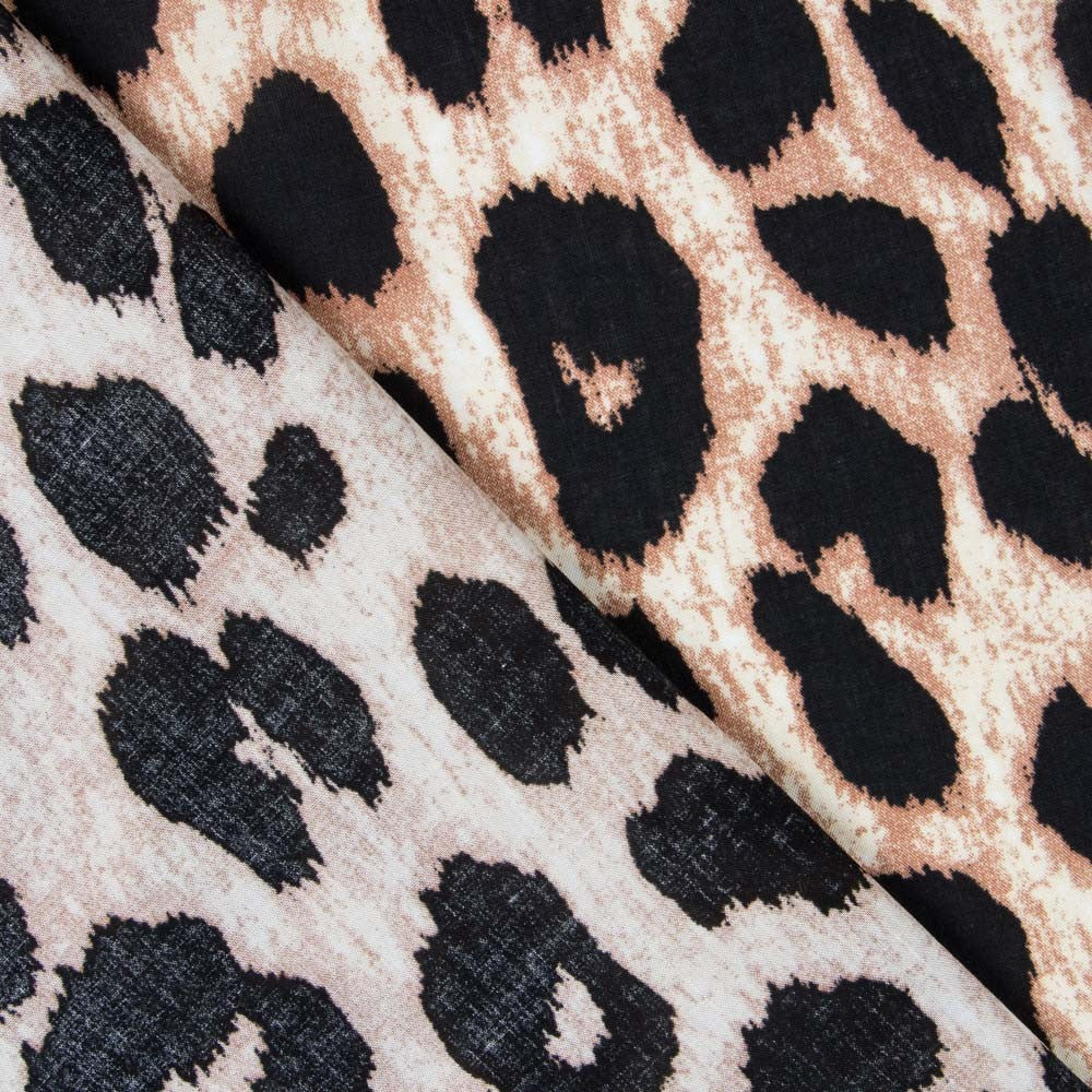 Viscose Animal Castanha - Ribes y Casals