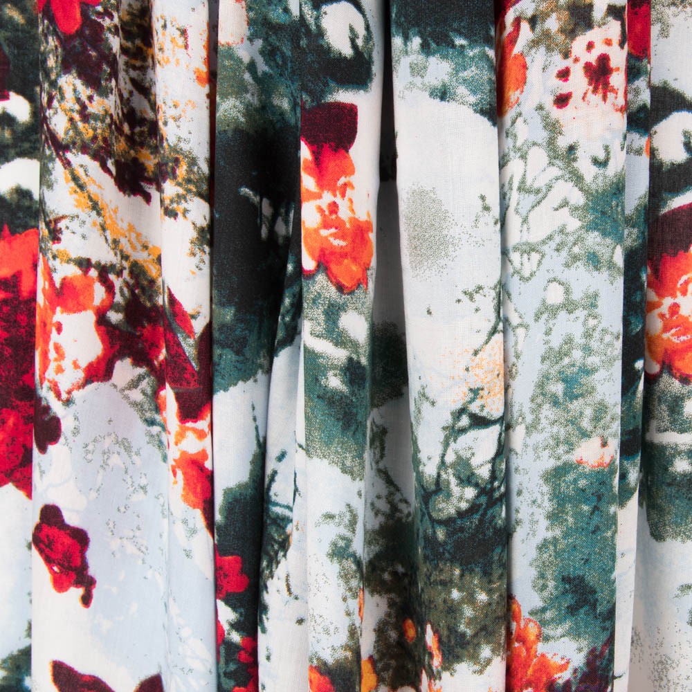 Viscose Aquarelas Floral - Ribes y Casals