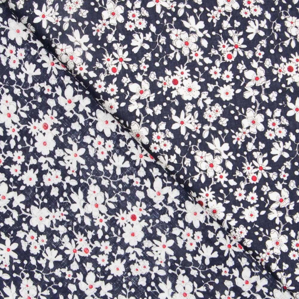 Viscose Flores Branca - Ribes y Casals