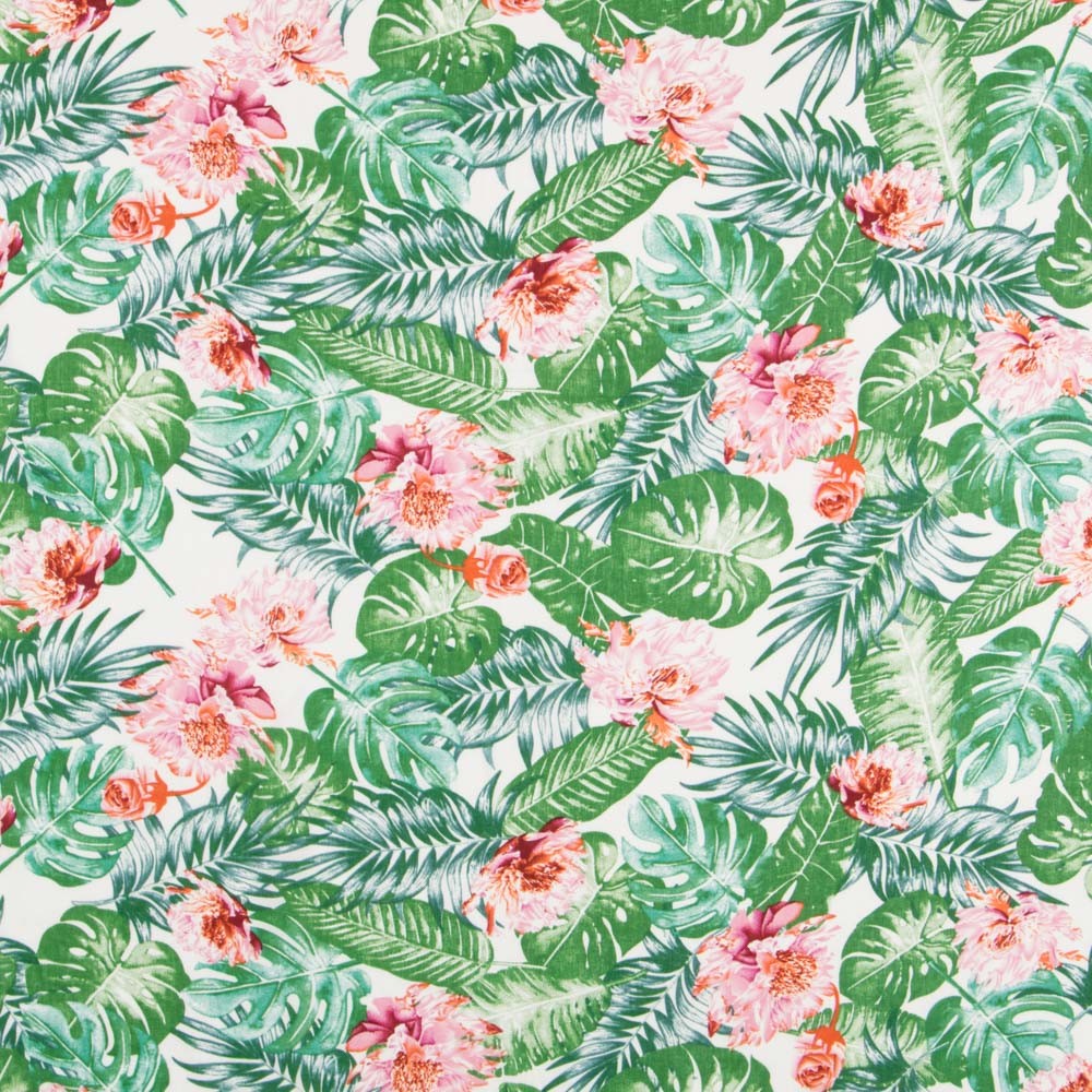 Viscose Flores Tropicais - Ribes y Casals