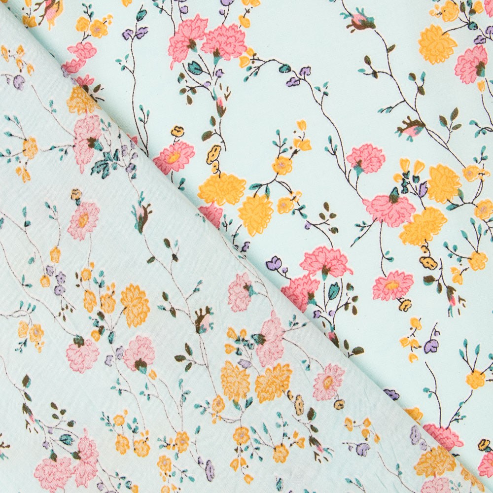 Viscose Japonesa Celeste - Ribes y Casals