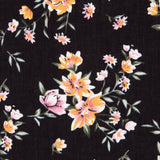 Viscose Margaridas Preta - Ribes y Casals