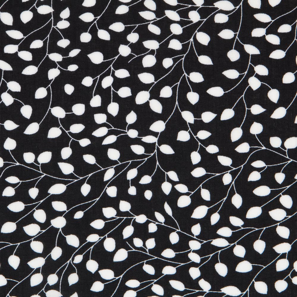 Viscose Pétalas Preto - Ribes y Casals