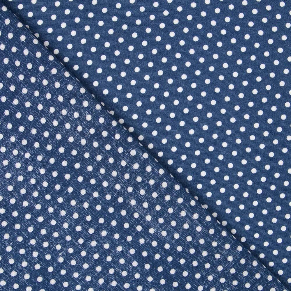 Viscose Pontos Azul - Ribes y Casals