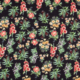 Viscose Ramas Floral Preta - Ribes y Casals