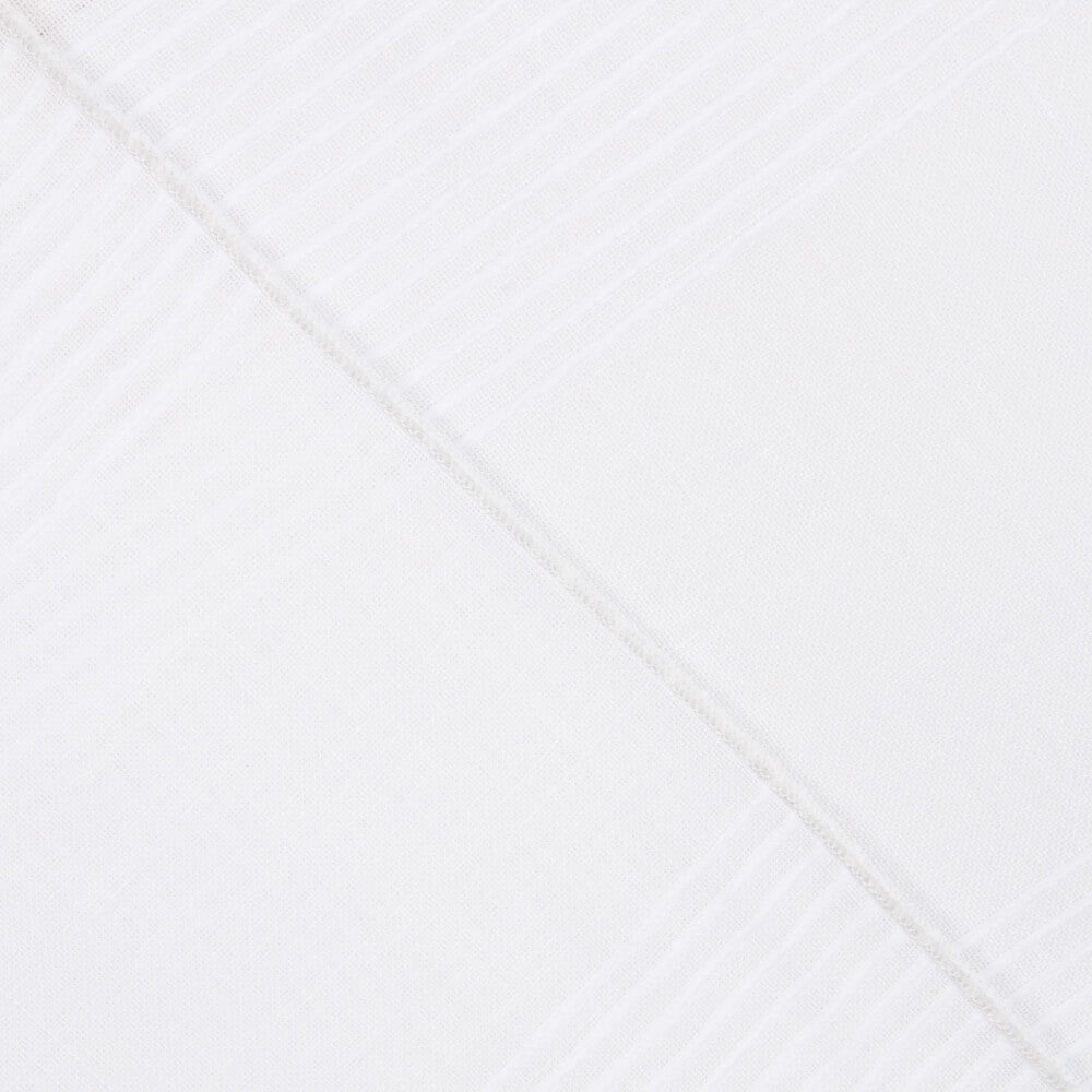 Retal Visillo Lino Multirayas Blanco 215x300 cm - Ribes y Casals