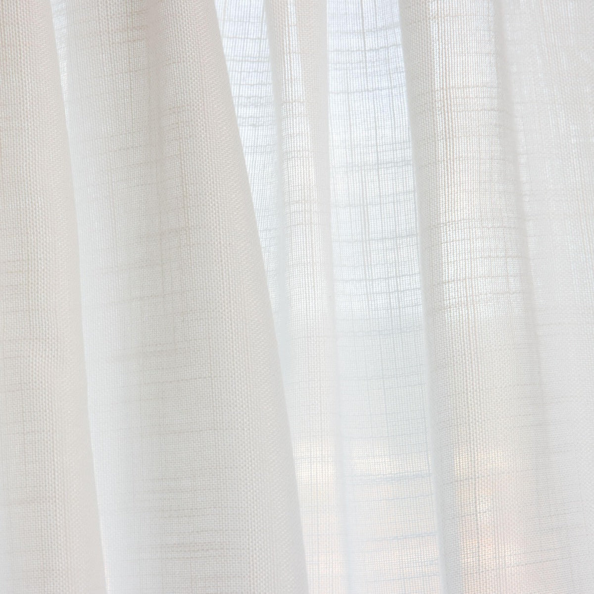 Visillo Blanco Natural Imitación Lino - Ribes y Casals