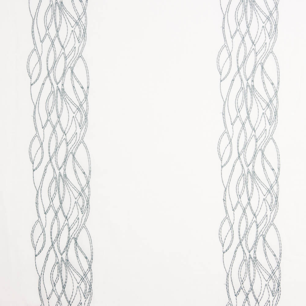 Retal Visillo Cenefa Ramas Agua 150x280cm - Ribes y Casals