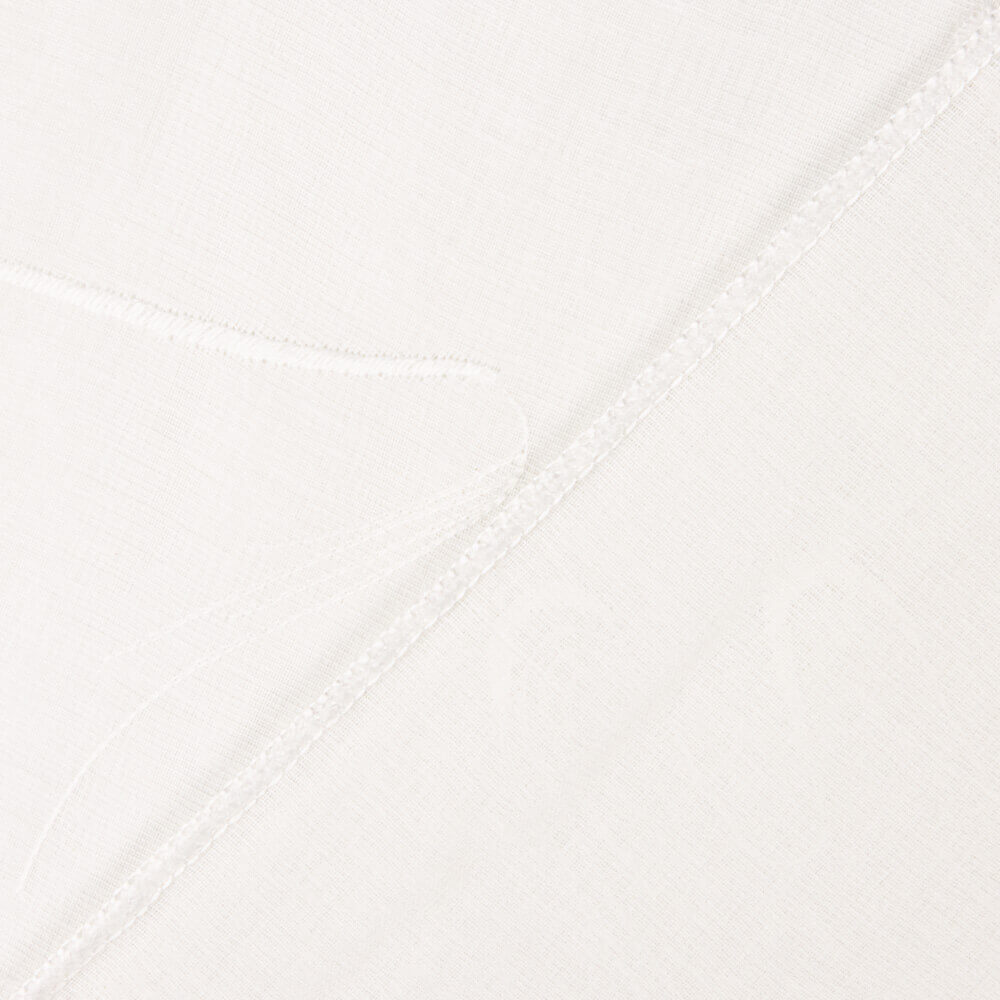 Cortina Bordada Penas Branco Natural - Ribes y Casals