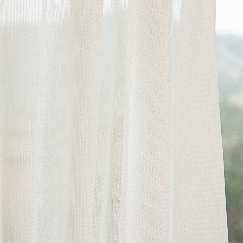 Cortina Brilhante Branco Natural - Ribes y Casals