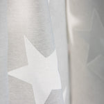 Retal Visillo Devoré Estrellas Gris 100x280 cm - Ribes y Casals