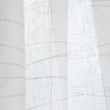 Cortina de Linho Fino Geométrico Marrom - Ribes y Casals