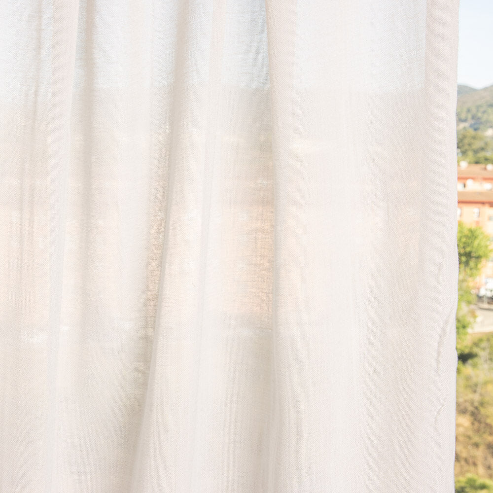 Cortina De Rede Básica Lisa Cru - Ribes y Casals