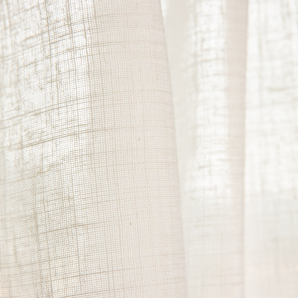 Cortina Lisa Eco Branco Natural - Ribes y Casals