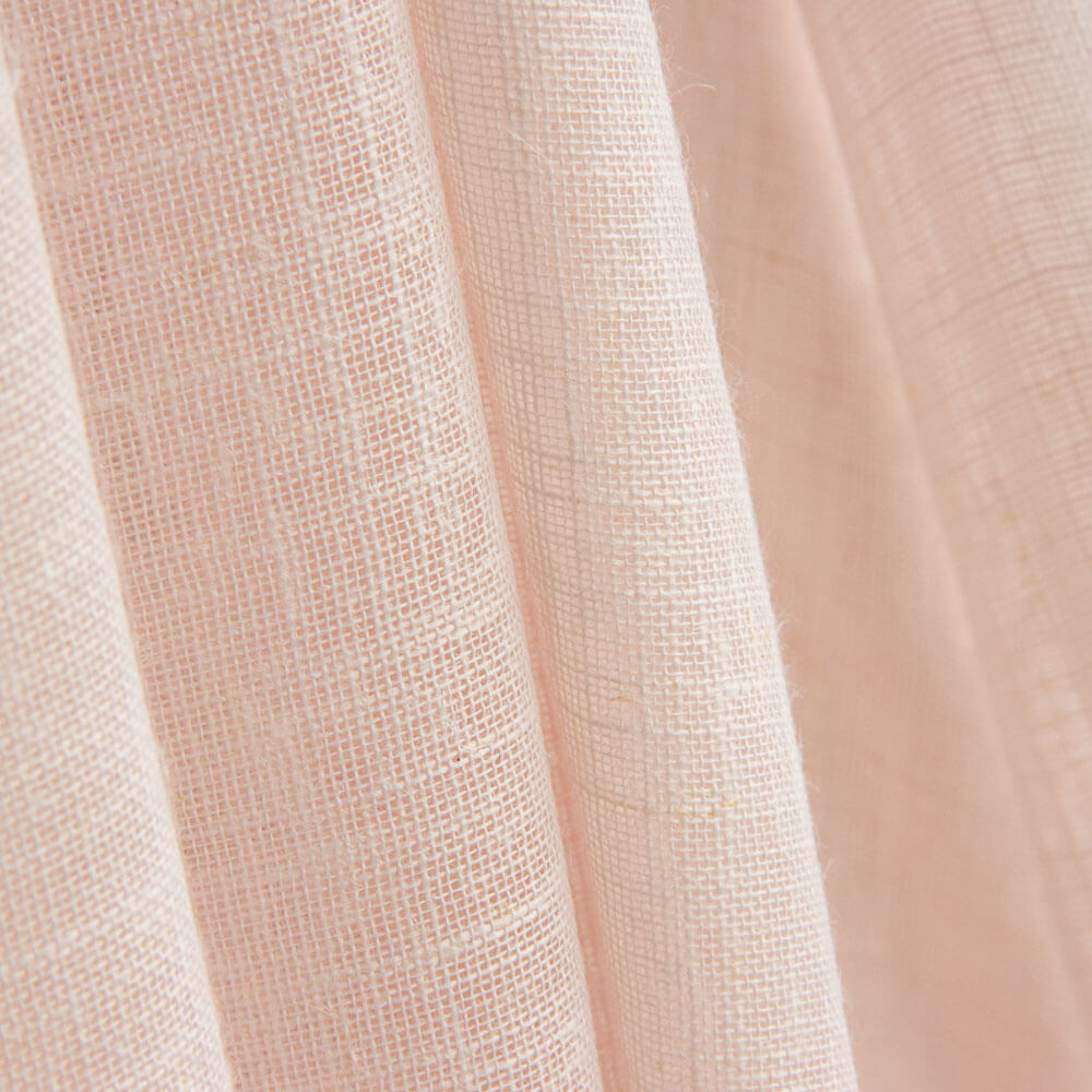 Cortina Lisa Eco Rosa Claro - Ribes y Casals