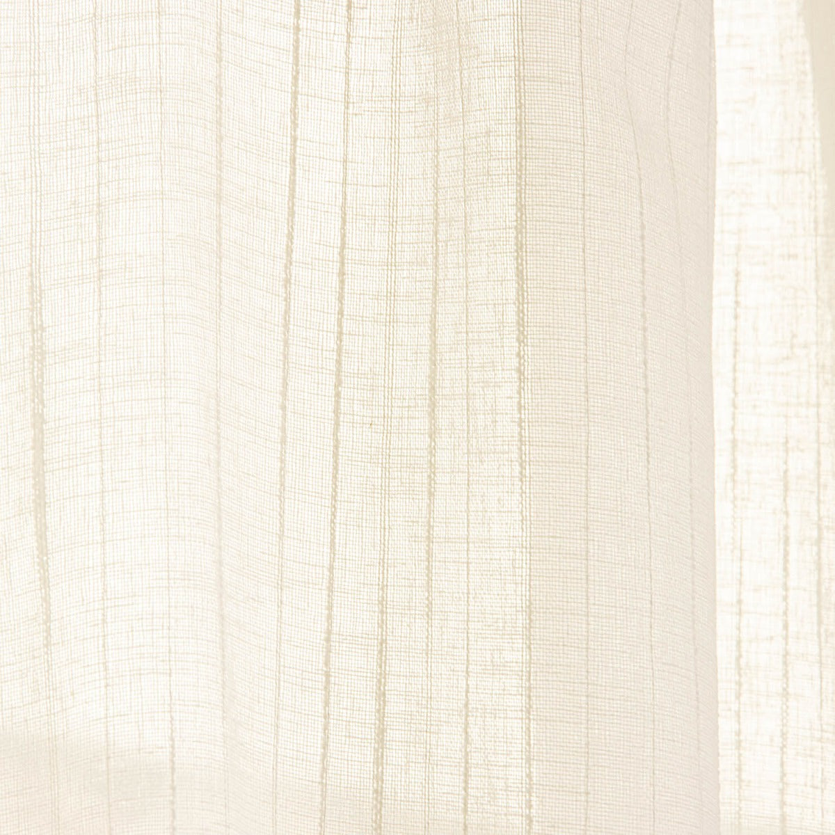 Cortina de Rede Listrada Branco Natural - Ribes y Casals