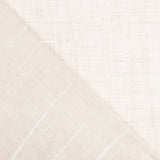 Tecido para Cortina Natural Bordado Branco - Ribes y Casals