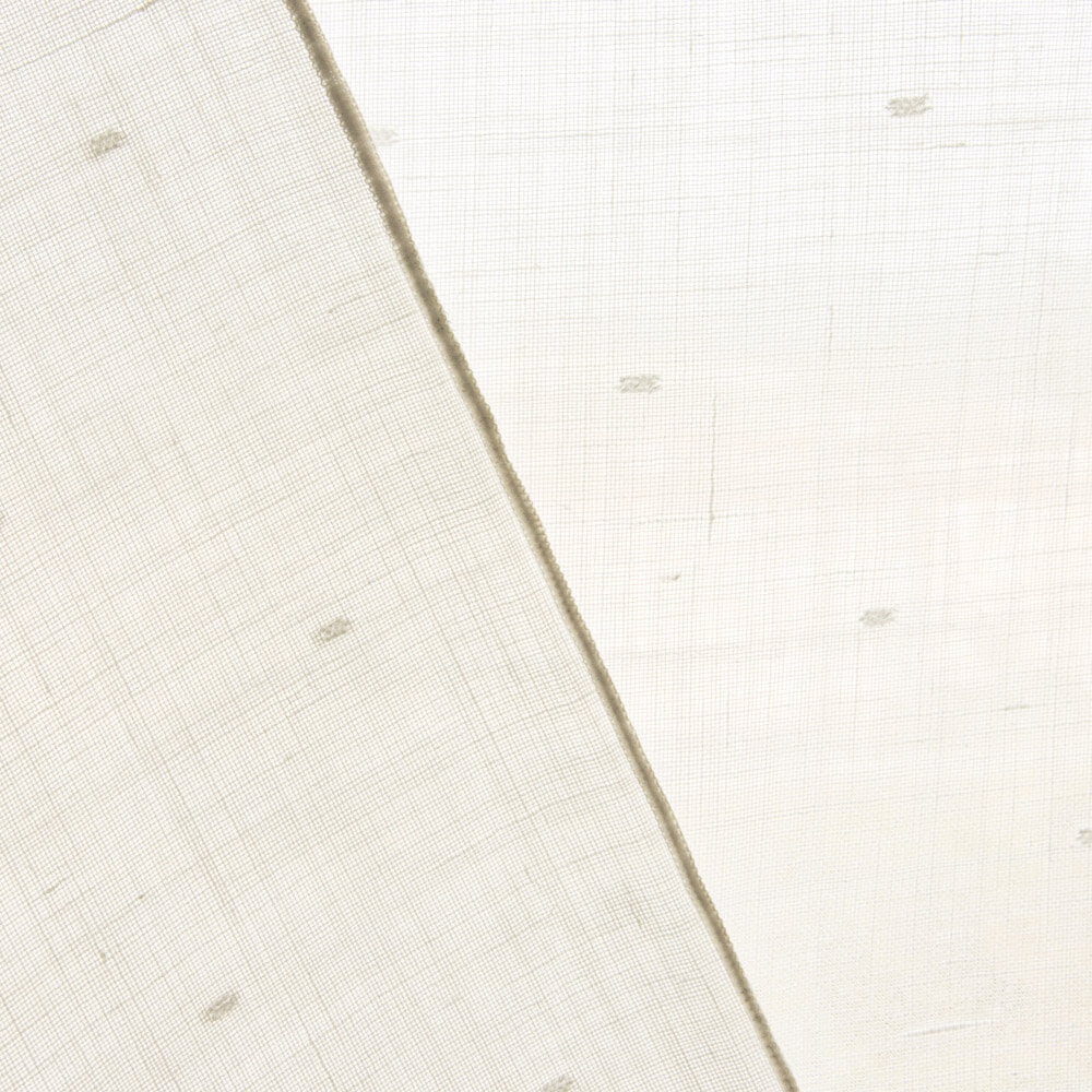 Cortina Plumeti Branco Natural - Ribes y Casals