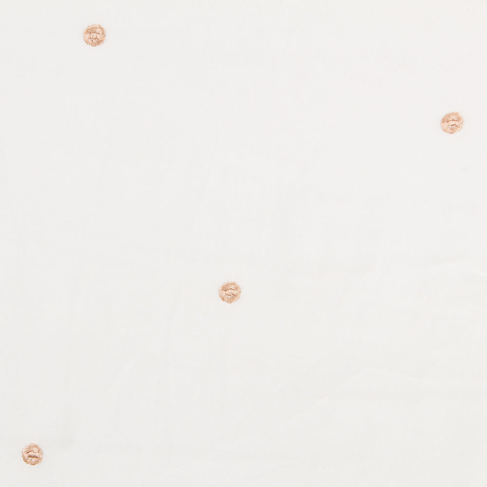 Tecido Cortina Poliéster Círculos Caramelo - Ribes y Casals