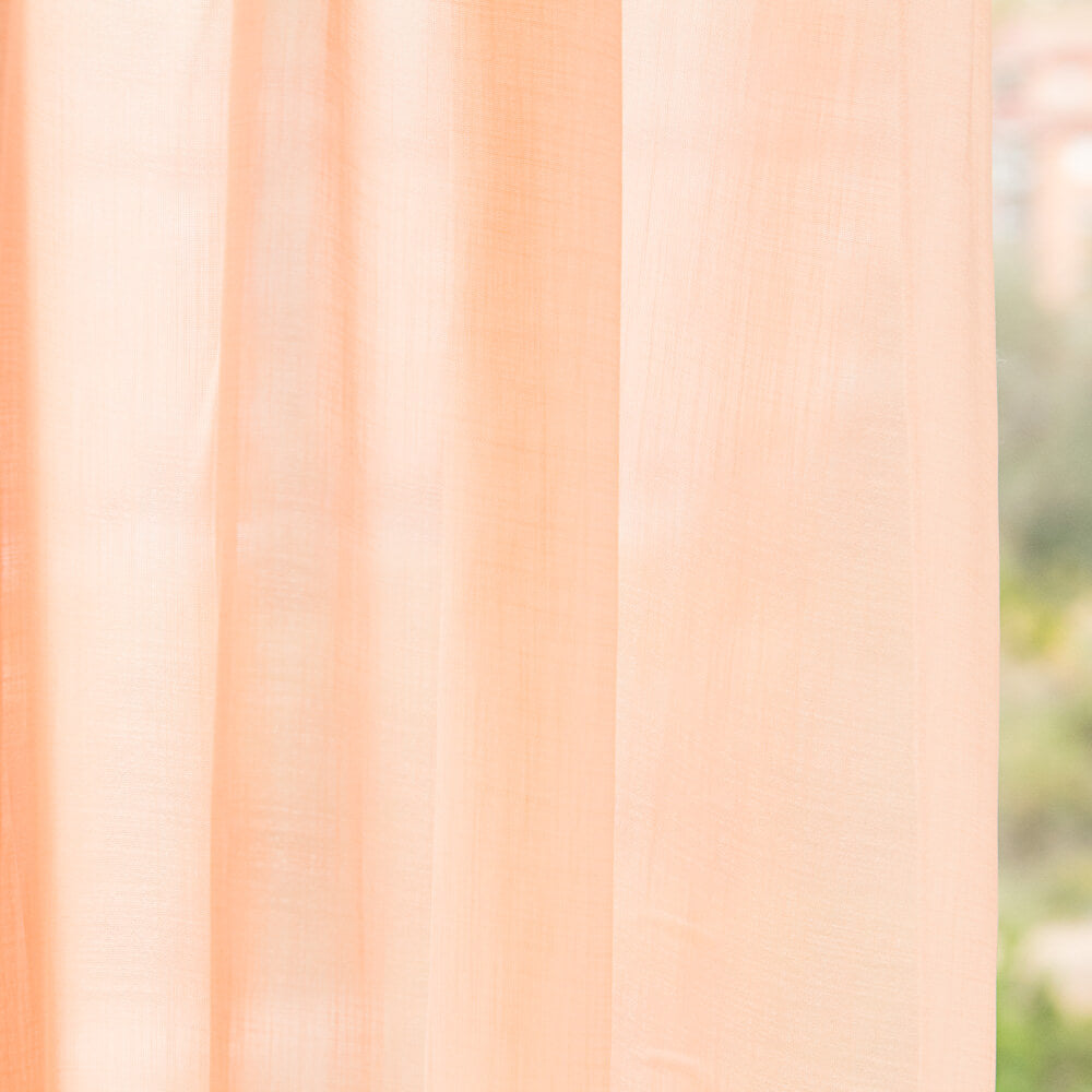 Tecido para Cortina Poliéster Liso Salmão - Ribes y Casals
