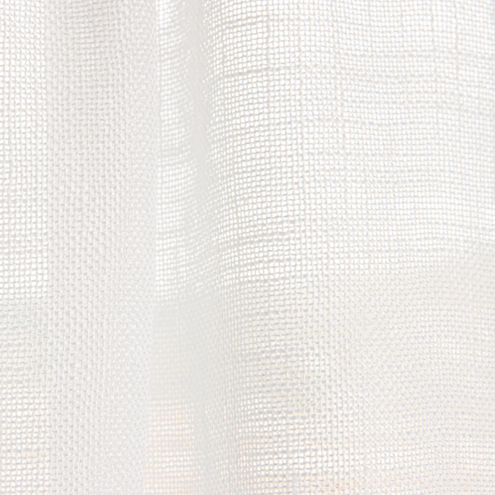 Cortina Rústica Poliéster Branco Natural - Ribes y Casals