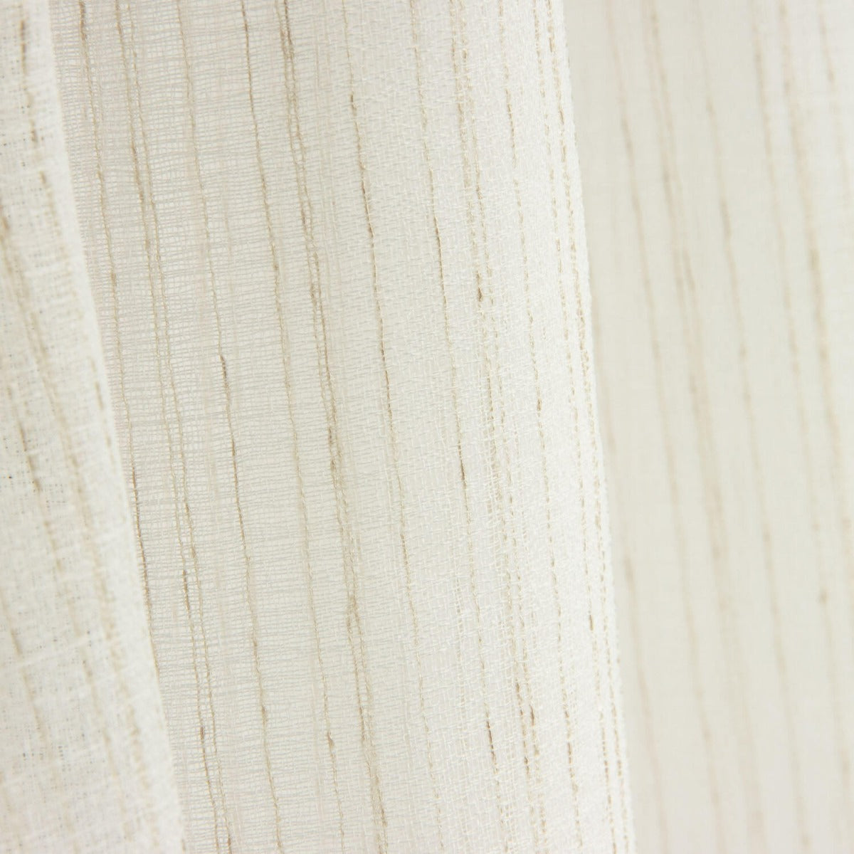 Cortina Listrada Em Bege - Ribes y Casals