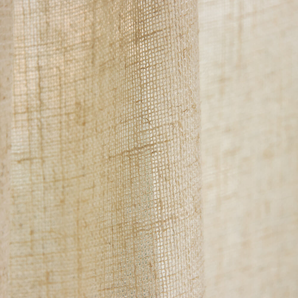 Cortina Rústica Poliéster Cor Linho - Ribes y Casals