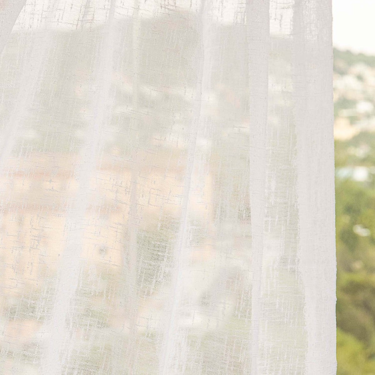 Cortina de Rede Trazo Branco - Ribes y Casals