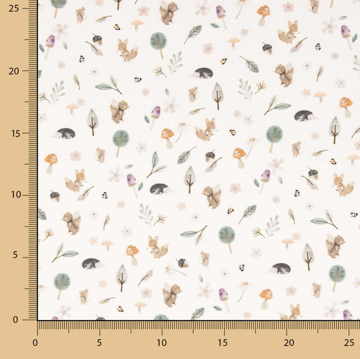 Viyela Algodão Floresta Verdes - Ribes y Casals