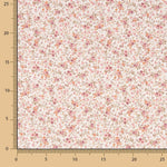 Viyela Algodão Flores cor-de-rosa - Ribes y Casals