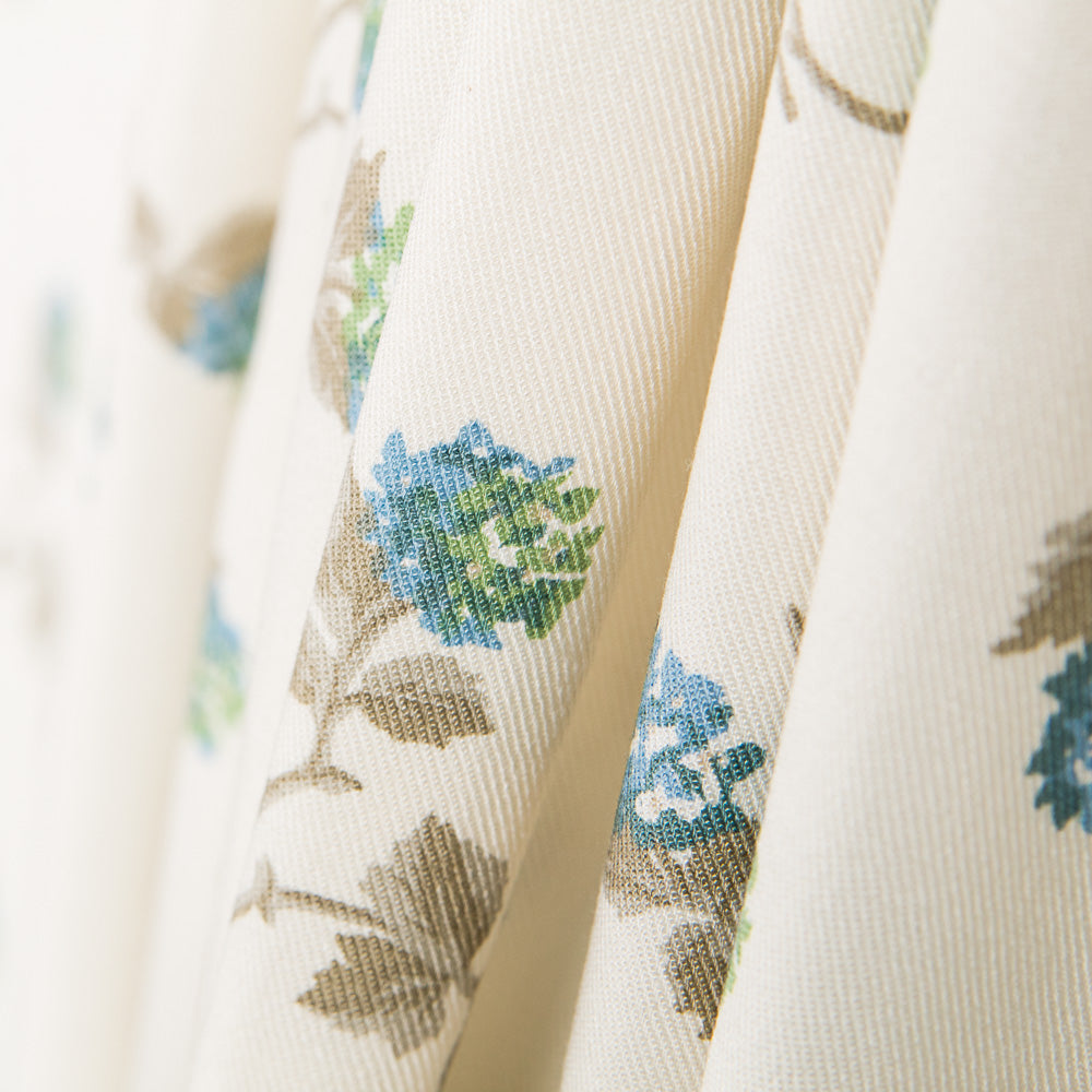 Franela Flor de Cretone Azul - Ribes y Casals