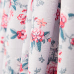 Franela Flor Cretone Cinzento - Ribes y Casals